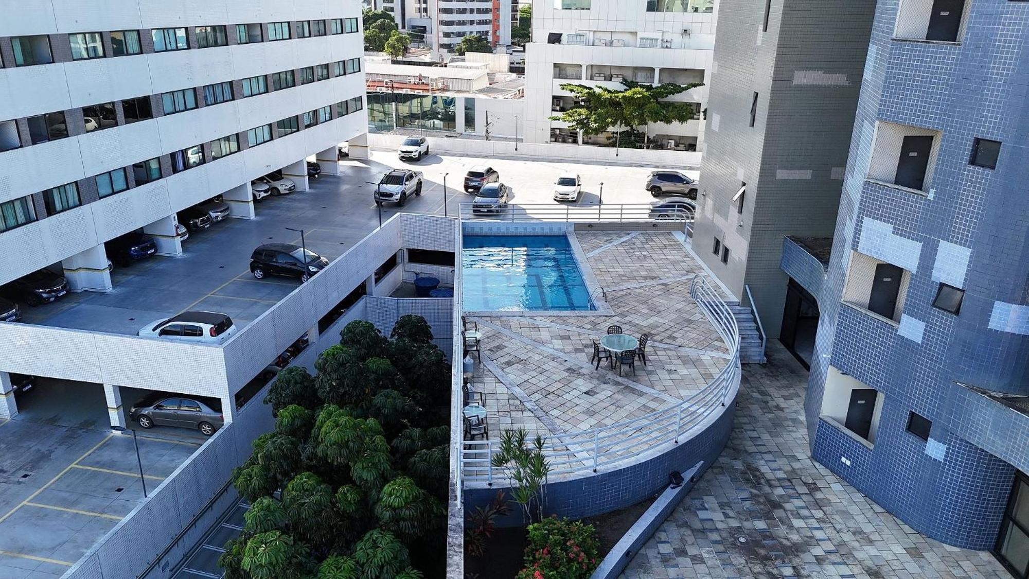 Flat No Condominio Metropolis - Ilha Do Leite Recife Exterior foto